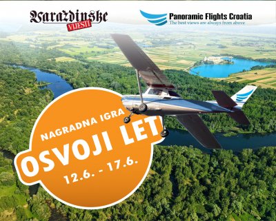 NAGRADNA IGRA Osvojite panoramski let iznad Varaždina u aranžmanu Panoramic Flights Croatia!
