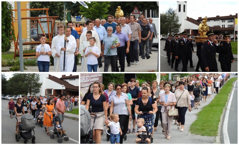 FOTO Antunovo v Marofu: Dan grada obilježen svečanom procesijom, blagoslovom djece i svetom misom