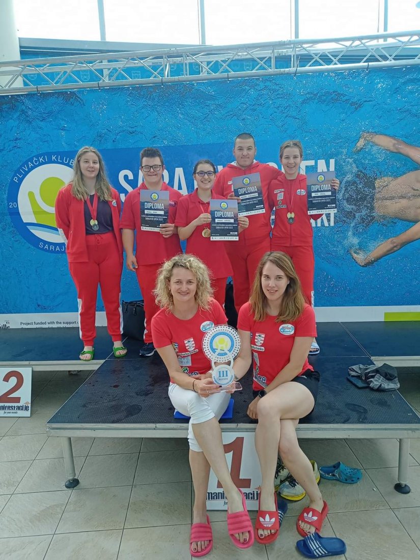 Varaždinske Vidre ekipno treće na paraplivačkom mitingu u Sarajevu pod sloganom &bdquo;U vodi smo svi jednaki&ldquo;