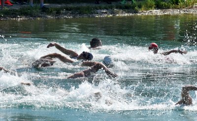 Atraktivno triatlonsko natjecanje na Aquacityju, na redu je bila štafeta &quot;Jurinih 3x1“