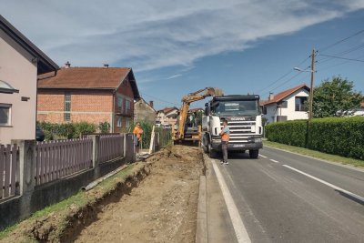 Započela izgradnja nogostupa od novog mosta prema Tuhovcu; Ratković: Ispunjavamo obećanja!
