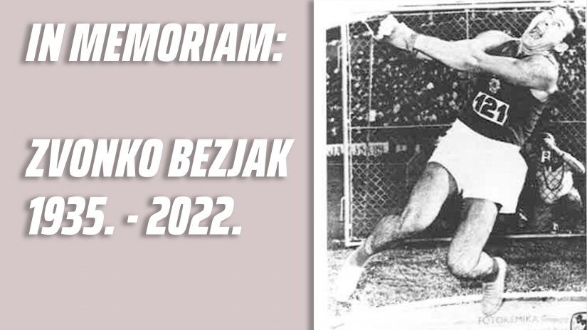 IN MEMORIAM Zvonko Bezjak - olimpijac, prvak Balkana i svjetski juniorski rekorder
