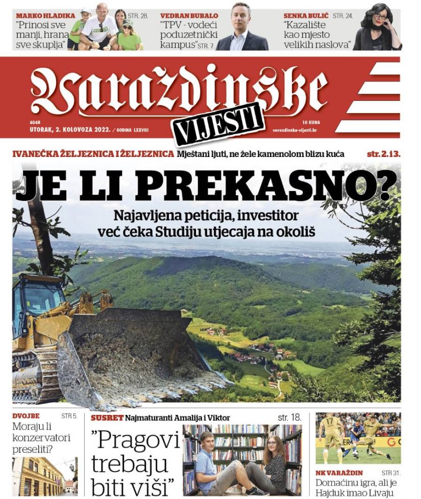 U novom broju Varaždinskih vijesti pročitajte...