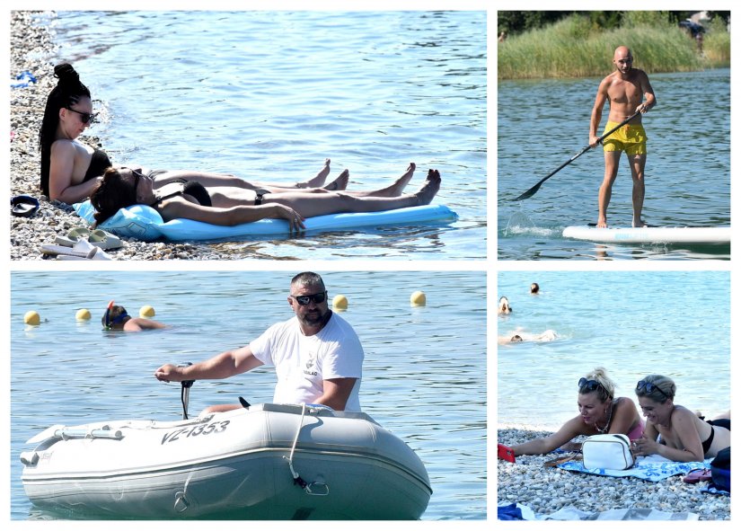 FOTO Osvježenje od vrućine potražili na Aquacityju