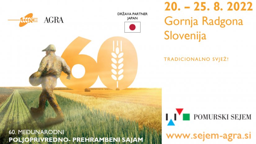 Dijelimo 60 ulaznica za poljoprivredni sajam AGRA 2022