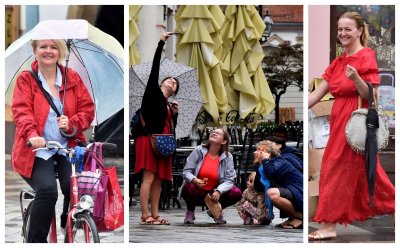 FOTO Oblačno jutro nije spriječilo Varaždince da prošeću Korzom