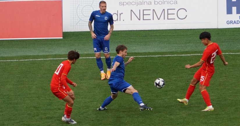 FOTO Nogometaši Varaždina ugostili i pobijedili U-21 reprezentaciju Kine