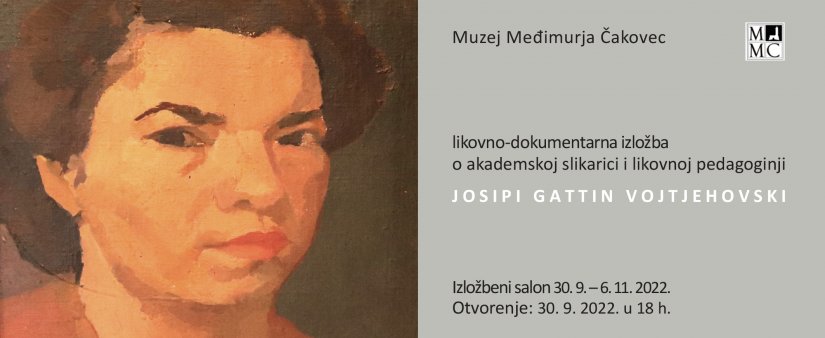 Likovno-dokumentarna izložba o akademskoj slikarici i likovnoj pedagoginji Josipi Gattin Vojthehovski