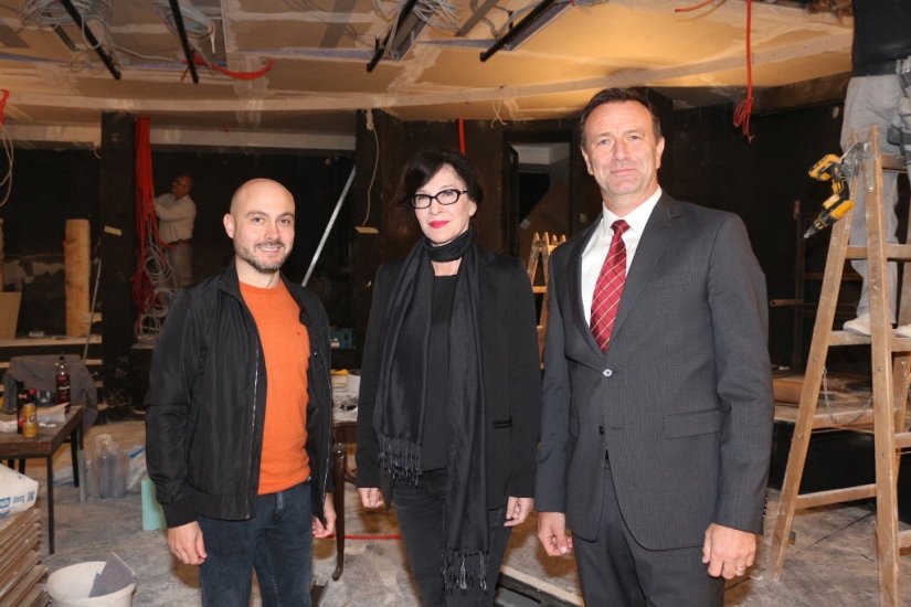 Gradonačelnik obišao radove na uređenju scene Zvonimira Rogoza