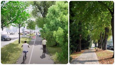 Jagićev park uz Cesarčevu ulicu dobiva novi drvored mladih lipa uz uređenu šetnicu i novu biciklističku stazu