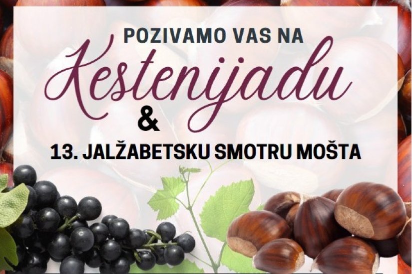 Općina Jalžabet organizira kestenijadu i 13. jalžabetsku smotru mošta