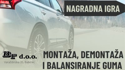 Dijelimo besplatnu demontažu, montažu i balansiranje guma...