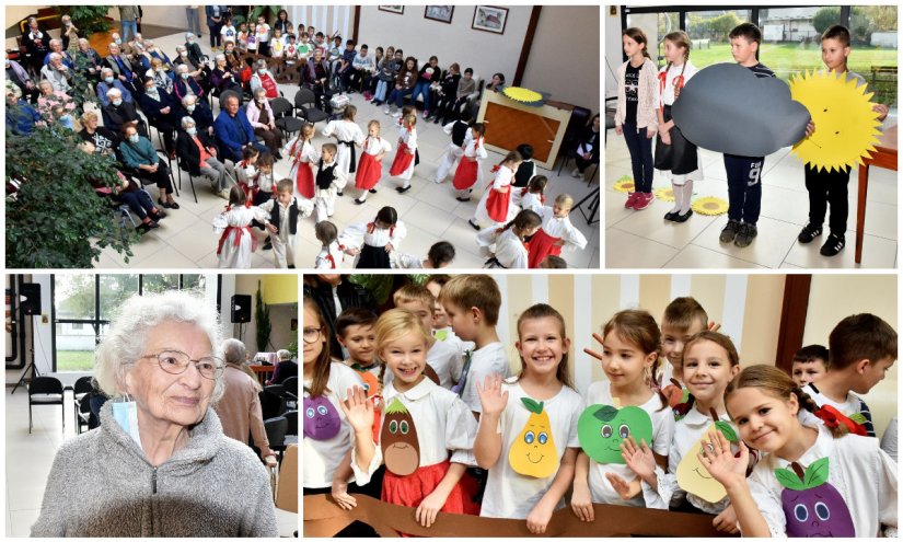 FOTO Kad te &quot;herc&quot; zaboli od radosti: Učenici 5. OŠ Varaždin razveselili korisnike Doma za starije