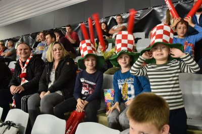 FOTO Veliki interes za susret futsal reprezentacije Hrvatske protiv Izraela u varaždinskoj Areni