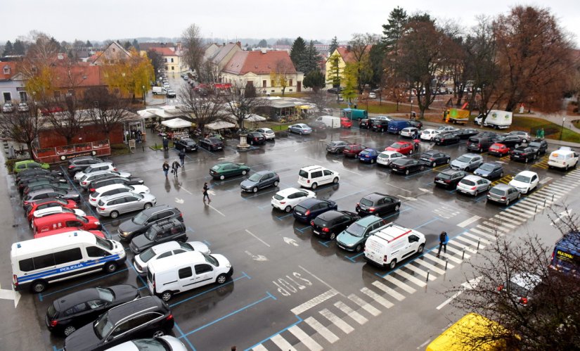 STIŽU SENZORI Privremeno se zatvara parkiralište kod varaždinske tržnice