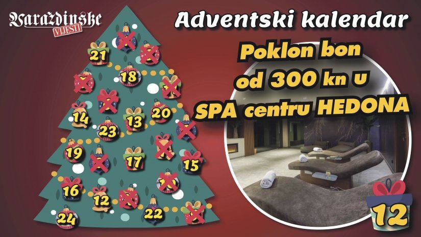 Adventsko darivanje: Poklon bon za SPA centar HEDONA osvojio/la je...