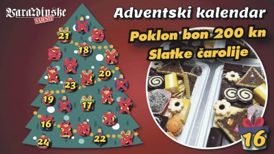 Adventsko darivanje Varaždinskih vijesti: Poklon bon od 200 kuna Slatke čarolije dobio/la je...