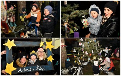 ADVENT U ALEJI Vozeći bicikle mališani upalili žaruljice na boru, a potom se svi dobro zabavili!