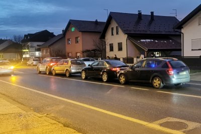 Više automobila sudarilo se u Ul. braće Radić u Varaždinu