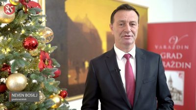 VIDEO Božićna čestitka gradonačelnika Varaždina, Nevena Bosilja