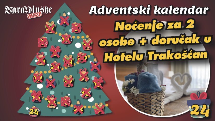Adventsko darivanje: Dobitnik/ica noćenja za 2 osobe i doručak u Hotelu Trakošćan je...