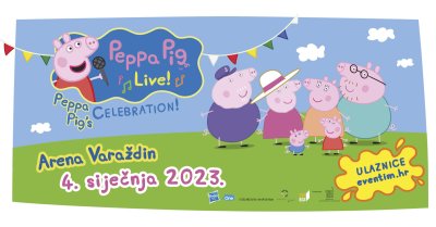Dijelimo obiteljske ulaznice za dječju predstavu &quot;Proslava Peppe Pig”