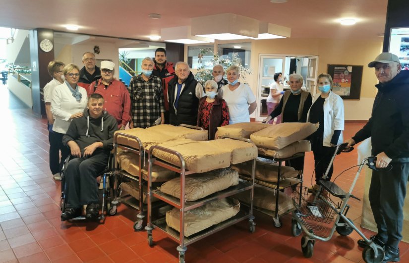 Caritas Domu za starije i nemoćne osobe Varaždin donirao 300 kg mahuna