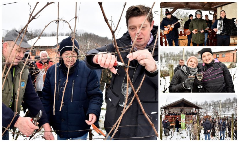 FOTO Uz pjesmu i veselje Viničanci obilježili blagdan sv. Vinka, radovi u goricama počeli!