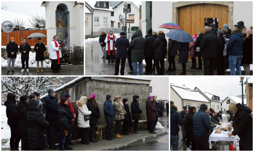 FOTO Građani Varaždinskih Toplica tradicionalno se okupili kod pila sv. Fabijana i Sebastijana