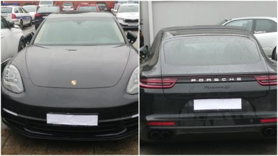 Policija mu je došla zaplijeniti Porsche, a on se dao u bijeg s policajcem na prozoru auta