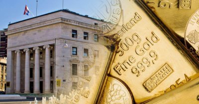 Hrvatska narodna banka kupila gotovo dvije tone zlata
