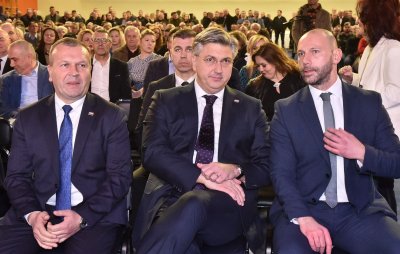 FOTO Stričak: Pripremamo 50 investicija; Plenković: Rezultati lokalnih izbora govore koliku podršku imamo ovdje