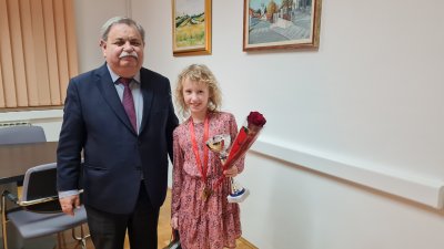 Načelnik Mirko Korotaj primio Tessu Hrženjak – državnu prvakinju u standardnim plesovima