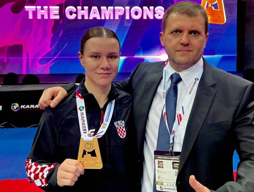 Varaždinka Leona Gulija zlatna na Svjetskoj karate ligi u Emiratima
