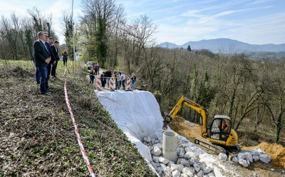 FOTO U punom jeku radovi na sanaciji klizišta na području Bednje i Lepoglave