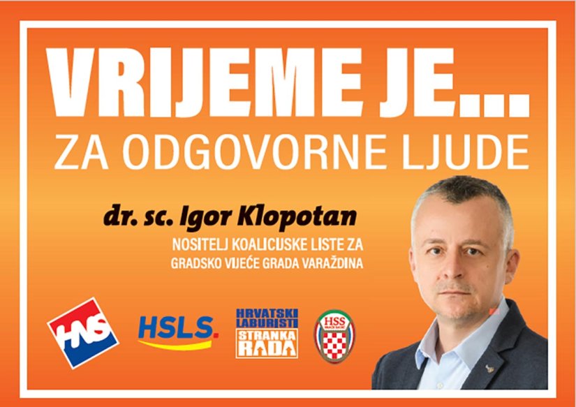 Klopotan: Vrijeme je za odgovorne ljude, veće plaće, a manje nameta!