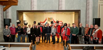 FOTO Na godišnjoj skupštini Husarske garde dodijeljeni činovi zaslužnim članovima