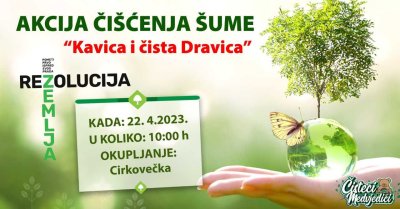 Ove subote akcija čišćenja u Varaždinu: Kavica i čista Dravica Vol. 6!