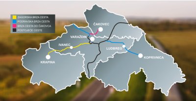 Otvorene ponude za izgradnju prve etape brze ceste Varaždin – Ivanec – Lepoglava - Krapina