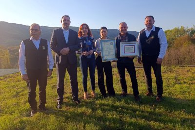 FOTO Suho vino sauvignon vinarije Bolfan Vinski Vrh šampion je izložbe vina „Zlatna kapljica 2023.”