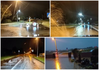 FOTO Zbog obilne kiše poplave na prometnicama, neke i zatvorene