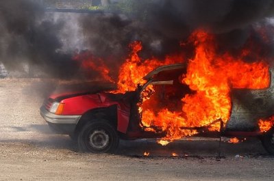 Na parkiralištu ispred Doma zdravlja u Goričanu zapaljen osobni automobil, policija uhitila 58-godišnjaka