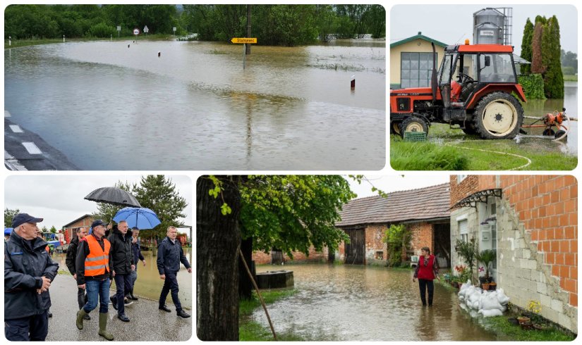 Obilne kiše uzrokovale klizišta i odrone, potopljena igrališta, dvorišta, zbrajaju se štete