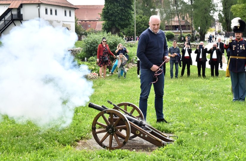 FOTO Nenad Klepač, predsjednik Uprave Vindije, novi je topnik Varaždinske građanske garde