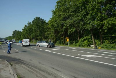 FOTO Prometna nesreća u Kuršancu, jedno vozilo nakon sudara sletjelo van kolnika