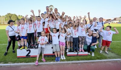 FOTO Djevojčice i dječaci Dječeg vrtića Bajka pobjednici 20. olimpijskog festivala dječjih vrtića Grada Varaždina