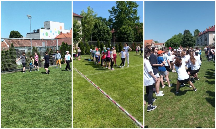 FOTO Zdravokret II. OŠ Varaždin: Proveli dan na sportskim terenima - bez mobitela