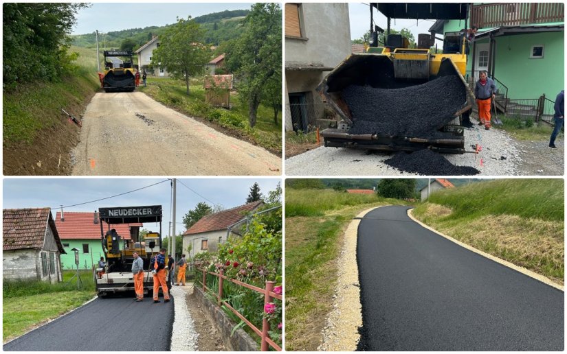 FOTO Općina Breznički Hum modernizira prometnice - asfaltom do Šavorića