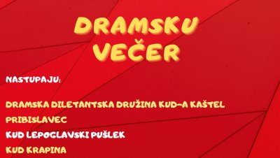 “Ka Te Briga Mi” dramska večer u subotu 10. lipnja u Društvenom domu Strmec Podravski