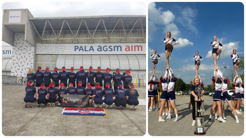 Članice Cheerleading kluba &quot;Bravo&quot; osvojile drugo mjesto na Europskom prvenstvu u Veroni